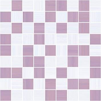 Декор Laparet Stripes лиловый+серый 30x30