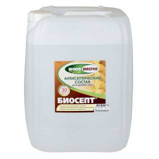 Состав антисептический для древесины Woodmaster Биосепт бесцветный 20 л