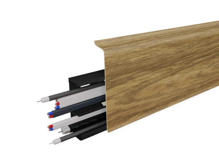 Плинтус Bonkeel Барк 8530 Дуб Адыгейский 2200x85x20
