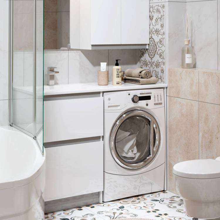 Тумба под раковину Alavann Soft Silver 120 ALV0194002 белая