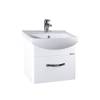 Тумба с раковиной Bellezza Анкона 55 1 ящ. Белый