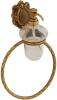 Дозатор Migliore Cleopatra 16627 настенный с кольцом, бронза