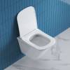Унитаз подвесной BelBagno Marmi BB052CHR/BB052SC безободковый, с сиденьем микролифт, белый фото 10