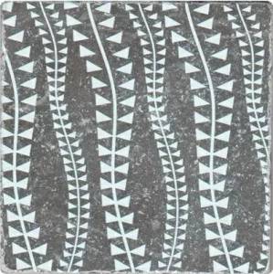 Керамогранит Плитка Антика Marble Black Motif №4 10x10