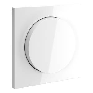 Лицевая панель для светорегулятора поворотно-нажимного Voltum S70 VLS002001 белый