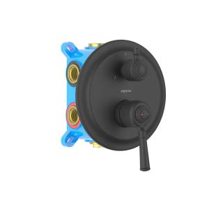 Смеситель для ванны Aquatek Классик AQ1547MB 3 режима, с внутренней частью, черный матовый