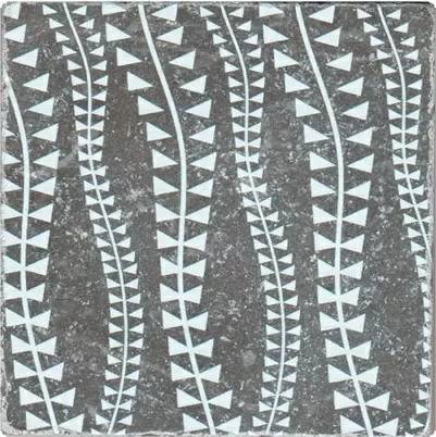 Керамогранит Плитка Антика Marble Black Motif №4 10x10
