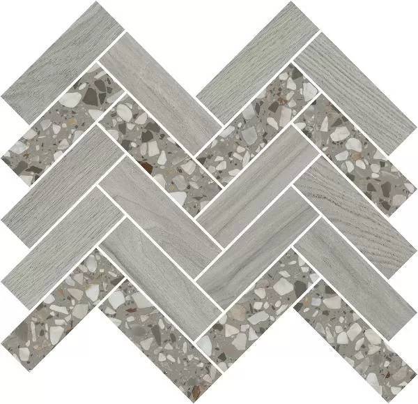 Мозаика Kerama Marazzi Монтиони T042/SG5267 мозаичный серый 34x35.5