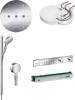 Душевой комплект Hansgrohe Raindance Rainmaker 600 (3 jet) 26117000 + 26626000 + 27506000 + 15382000