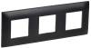 Рамка 3-постовая IEK Skandy SK-M32-K02 черный