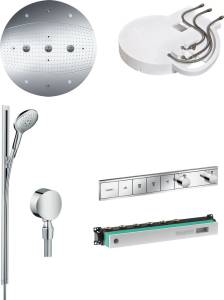 Душевой комплект Hansgrohe Raindance Rainmaker 600 (3 jet) 26117000 + 26626000 + 27506000 + 15382000