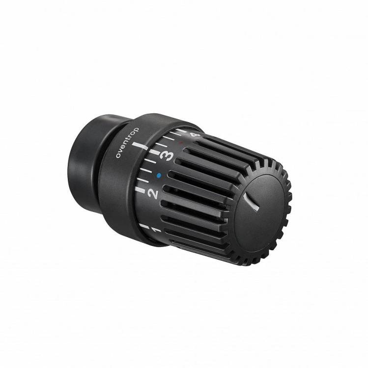 Термостат Oventrop Uni LH, M30x1,5, с нулевой отметкой, антрацит RAL 7016, с декоративным кольцом