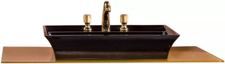 Столешница Armadi Art NeoArt 853-110-G стекло 110см прямая Gold