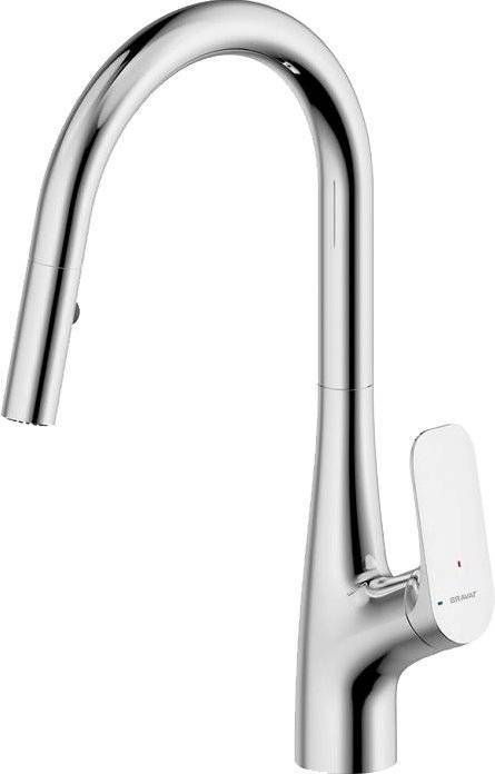 Смеситель для кухни Bravat F7428563CP-ENG хром
