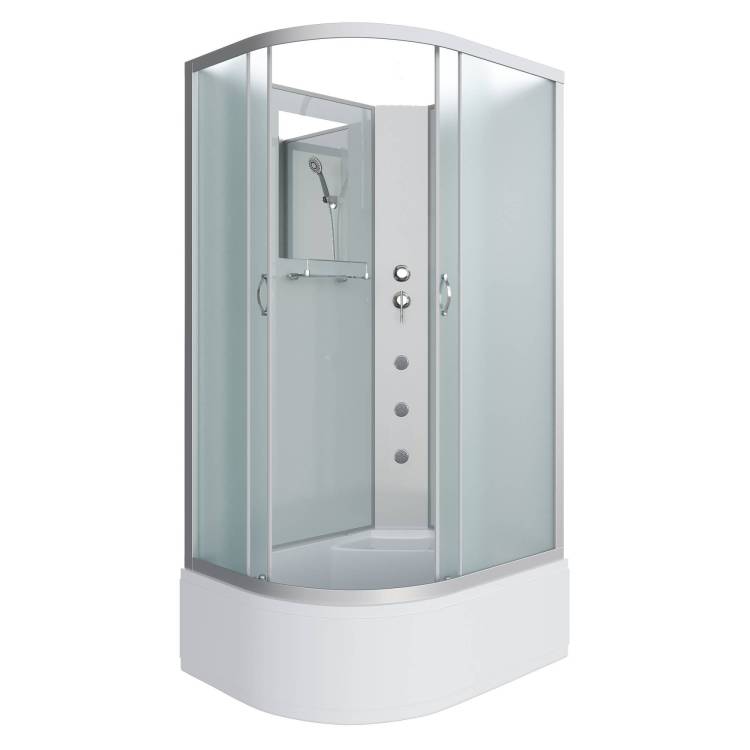 Душевая кабина Niagara Classic NG-2310-14RBKG (1200x800x2000) с высоким поддоном (40см)