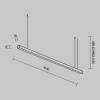 Подвесной линейный светодиодный светильник Technical LL312006 фото 8