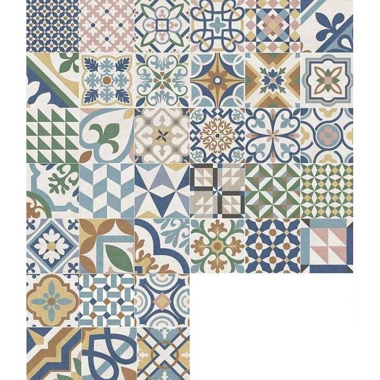 Керамогранит New Trend Design Art GP2020DMX55 Mix 4 Матовый 20x20