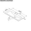 Раковина AM.PM X-Joy M85AWCC1002WG64 керамическая, 100 см, белый глянец фото 3