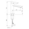 Смеситель для раковины Boch Mann Mimi B BM10905 черный фото 3
