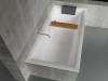 Акриловая ванна Riho Bathtubs B100033005 Still square 170x75, светодиоды и подголовник с размещением справа, заполнение через перелив фото 3