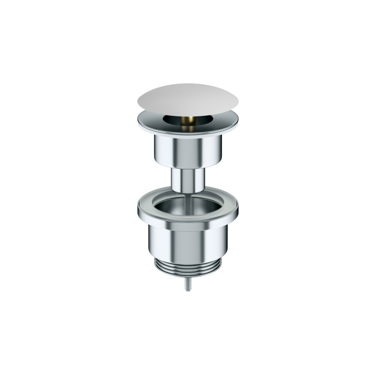 Донный клапан Ceramica Nova 70003MWnc с керамической накладкой, белый матовый