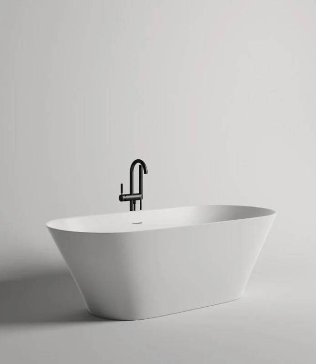 Ванна из искусственного камня Salini Mona S-Stone 180x80, матовая