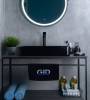 Раковина Gid Geométrico BL9396 53346 черная глянцевая, 60x34x11 фото 6