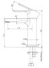 Смеситель для раковины Mariani Kali A00380KL12 хром фото 4
