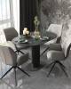 Стол обеденный Stool Group Mystery T-015 black top DUAL черный 130x80x75 фото 3