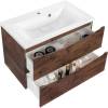 Тумба с раковиной Vincea Mia 80 темный дуб, раковина VBS-13980 фото 3