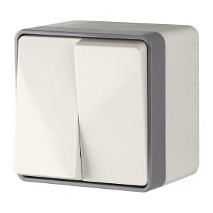 Выключатель двухклавишный Werkel Gallant WL15-03-02