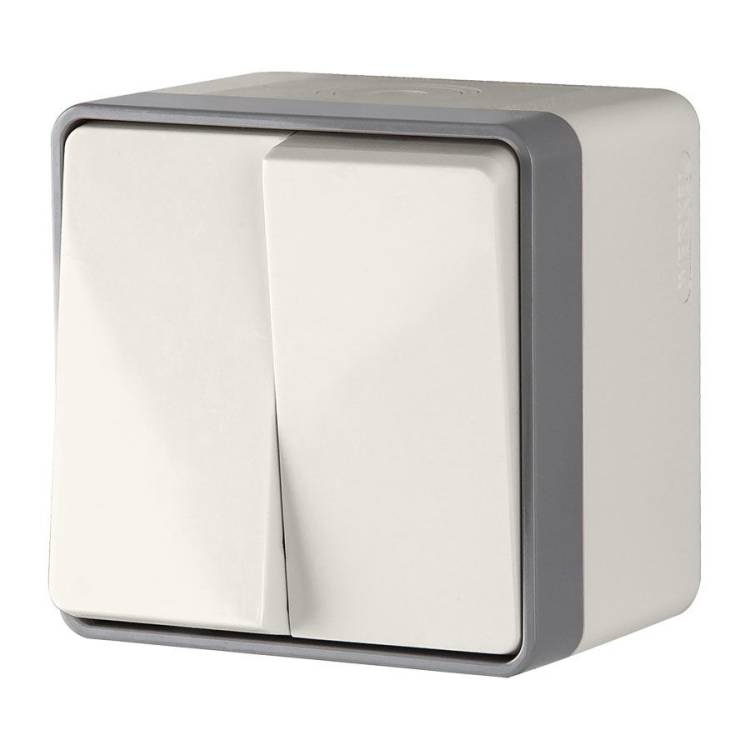 Выключатель двухклавишный Werkel Gallant WL15-03-02