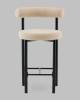 Стул полубарный Stool Group Флорео vd-plb-floreo-fl-beige бежевый, букле фото 2