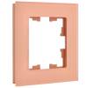 Рамка 1-постовая IEK Brite BR-M12-G-31-K96 персиковый матовый фото 3