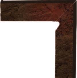 Плинтус Paradyz Semir Brown Cokol Ciety правый (B+A) 30x8.1