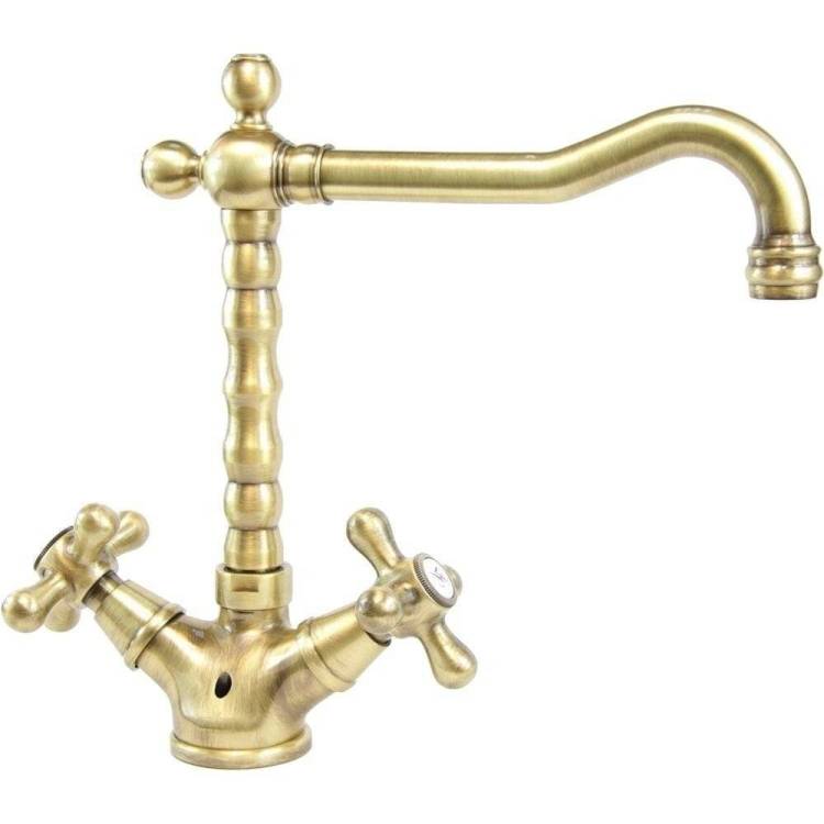 Смеситель для раковины Webert Armony AM700302065 бронза