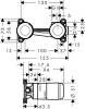 Скрытая часть Hansgrohe 13622180 фото 3