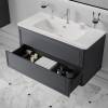 Тумба с раковиной Iddis Oxford Neo OXN10D0i95K подвесная, 100 см, темно-серый фото 16