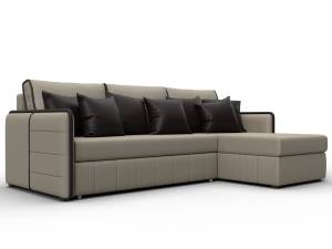 Диван угловой Лига Диванов Лига-078 130982 Бежевый