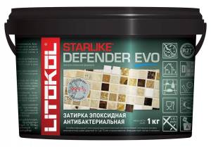 Затирка эпоксидная Litochrom Starlike Defender EVO S.120 Grigio Piombo, 1 кг