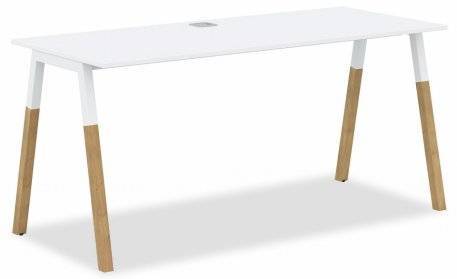 Стол офисный Skyland Forta 00-07088347 Белый премиум/Белый-Бук