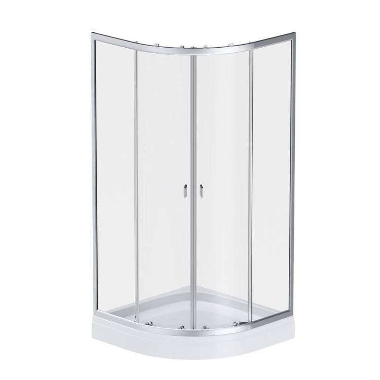 Душевое ограждение Am.Pm X-Joy W88E-205-090MT64 Twin Slide 90x90, c поддоном