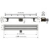 Душевой лоток AlcaPlast Fit&Go APZ13-DOUBLE9-950 фото 2