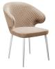 Стул Дик DikLine 355 00-00073751 B03 BEIGE, ножки белые
