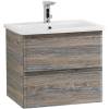 Тумба под раковину Belbagno Albano-Cer ALBANO-CER-600-2C-SO-PS 57x44x50 Pino Scania подвесная с двумя выкатными ящиками фото 2
