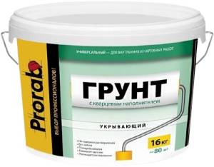 Грунт Prorab укрывающий белый 16кг