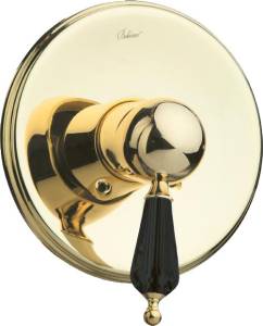 Смеситель для душа Boheme Tradizionale Nero 255 С ВНУТРЕННЕЙ ЧАСТЬЮ, золото