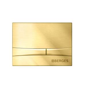 Кнопка смыва Berges Novum F9 040059 золото глянец