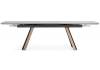 Стол Woodville Симмонс 621517 statuario titan gloss, черный, орех дуб монтана 180(260)x90x76 фото 4