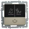 Кнопка звонка IEK Brite BR-V14-2-10-K37 шампань фото 7
